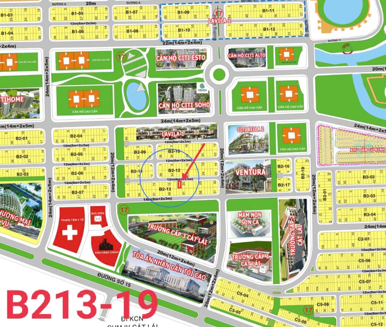 BDS HVL 🔥 Bán B21319 7x17m đất dự án Phú Gia - Cát Lái