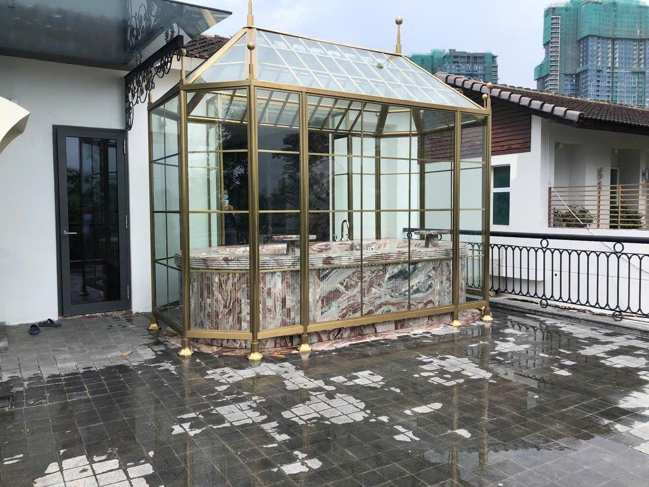 BDS HVL Cho thuê Biệt Thự 3 mặt tiền trực diện sông, khu compound 