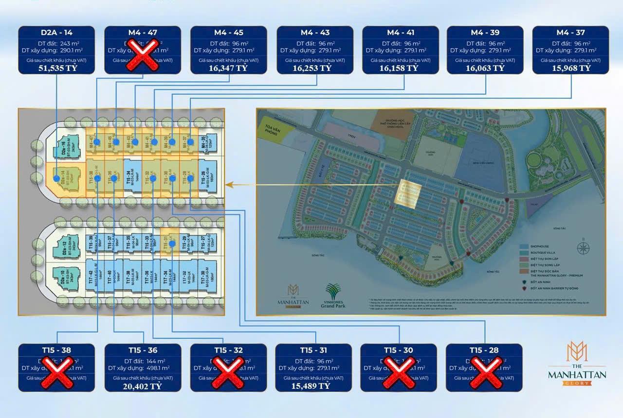 BDS  HVL Vinhomes Quận 9 mở bán Nhà Phố 5 tầng Manhattan Glory 