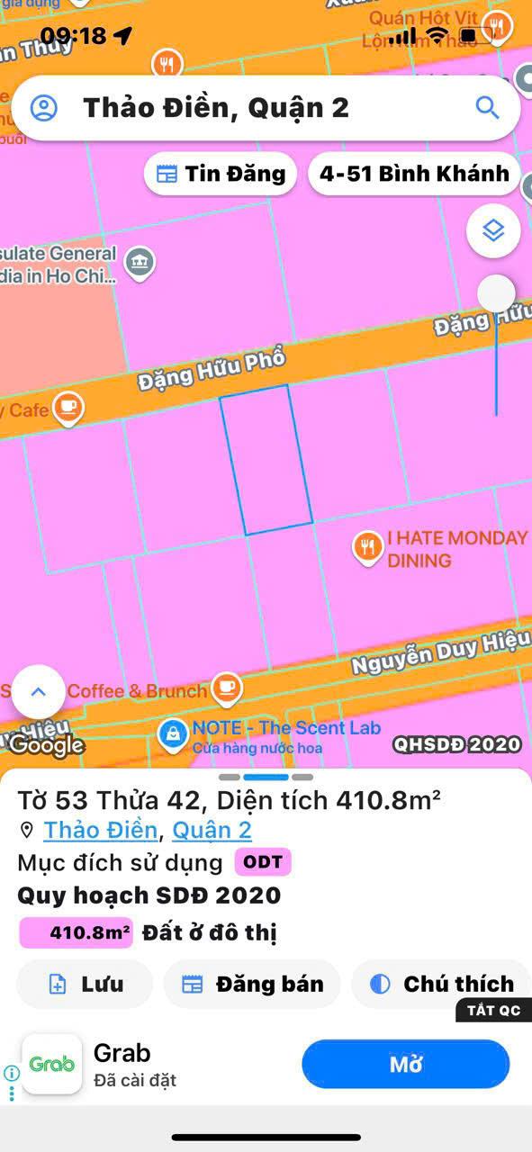BDS  HVL Bán khuông đất ngay tại phố đi bộ Thảo điền
