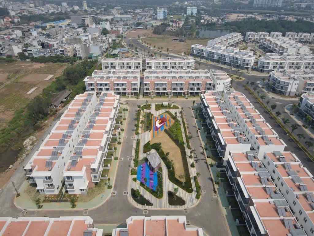 BDS  HVL Nắm chủ cần bán nhà 3 tầng KDC Compound Dragon Village