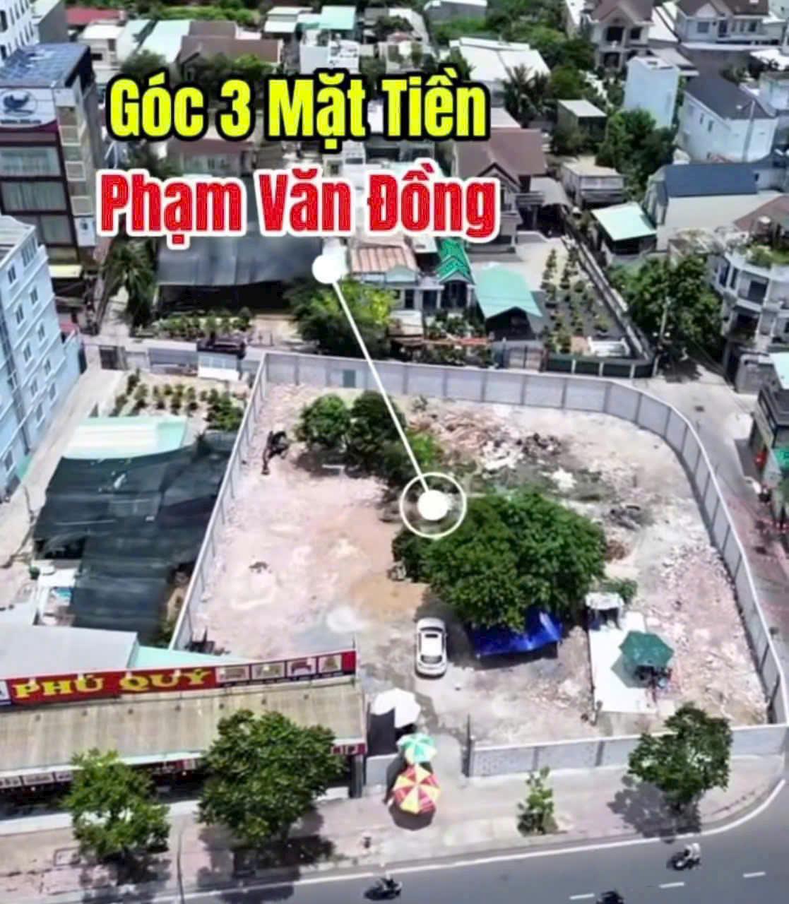 BDS HVL MTKD PHẠM VĂN ĐÔNG 3MT 1300m2 GIÁ 180 tỷ  