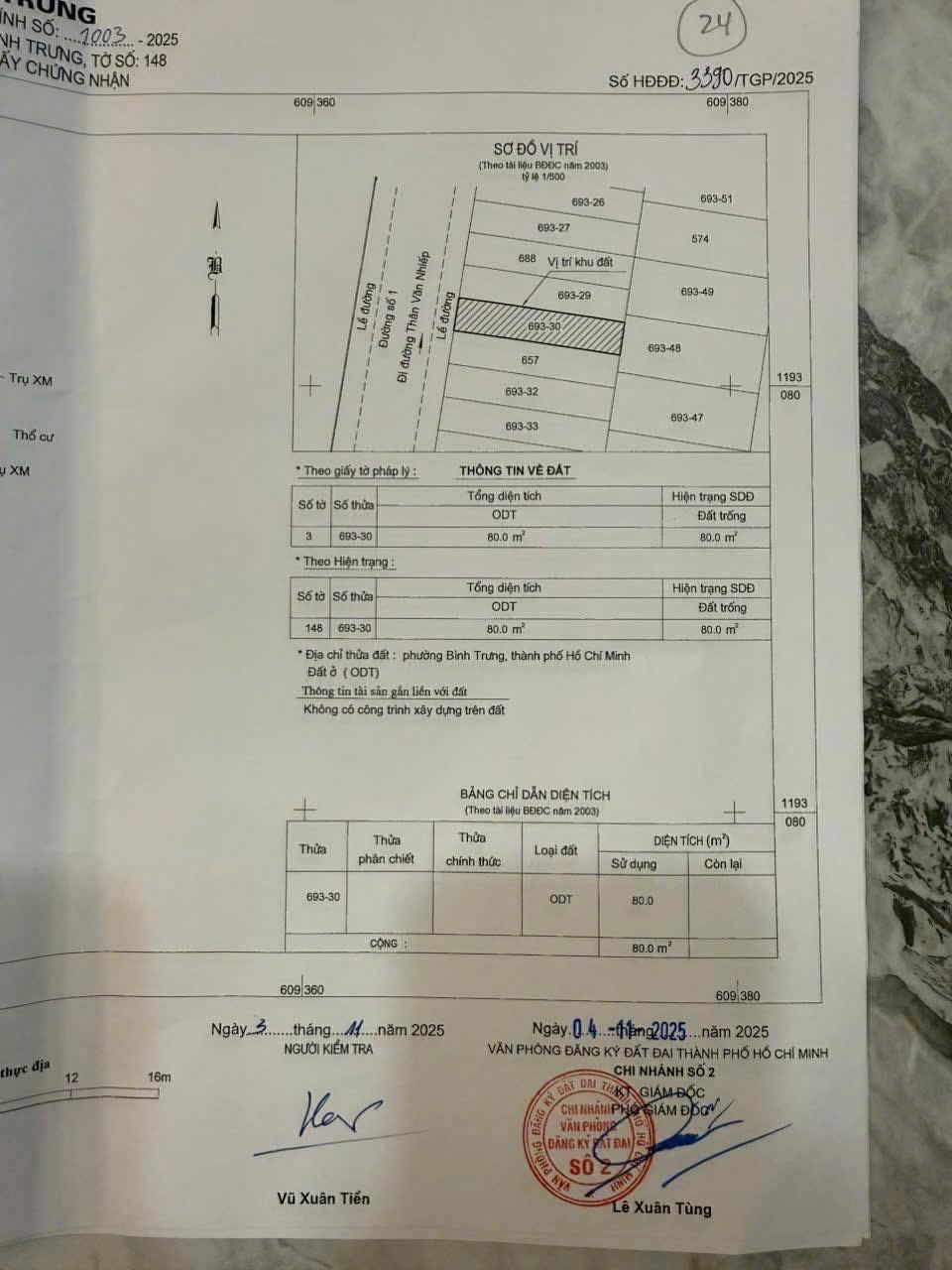 BDS  HVL [NC] ĐẤT MTKD ĐƯỜNG SỐ 1 THÂN VĂN NHIẾP Q2 GIÁ TỐT 