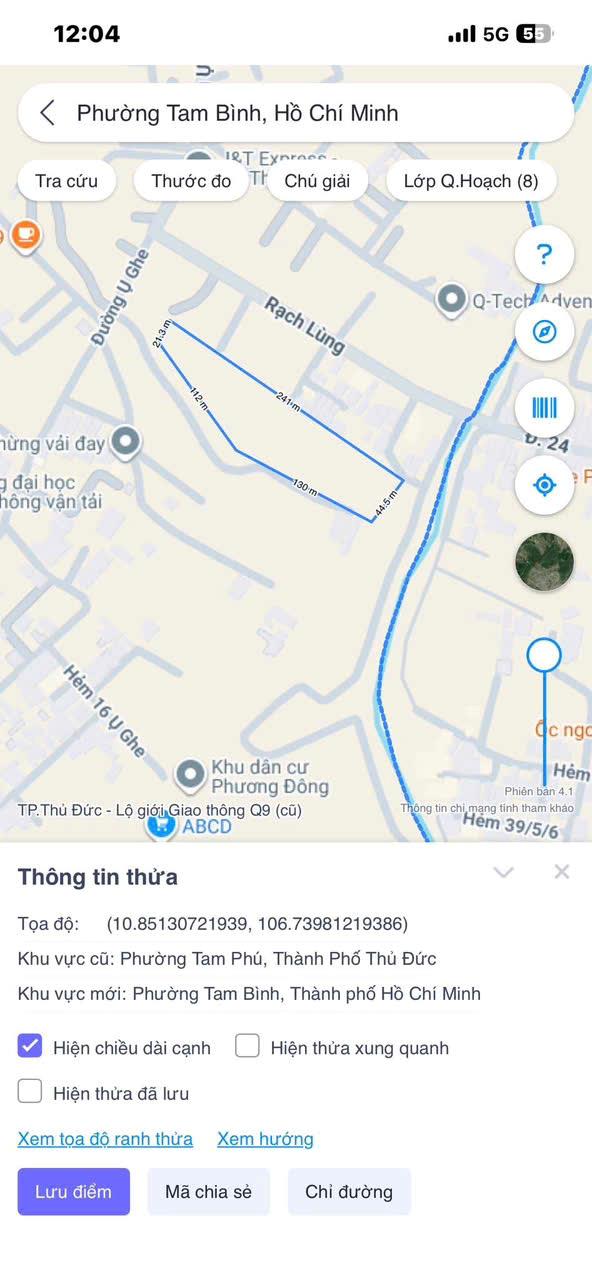 BDS HVL [NC] CHO THUÊ 1.1ha Ụ Ghe Thủ Đức giá tốt 