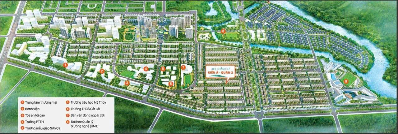 BDS  HVL Tái định cư 50ha Cát Lái  