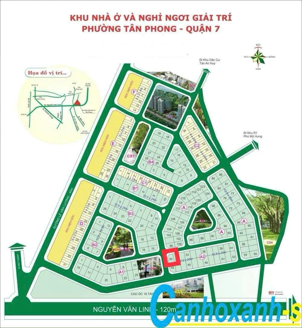 BDS HVL Bán Lô Góc 2 Mặt tiền Sadeco Sau Lưng TTTM SC Vivo City 