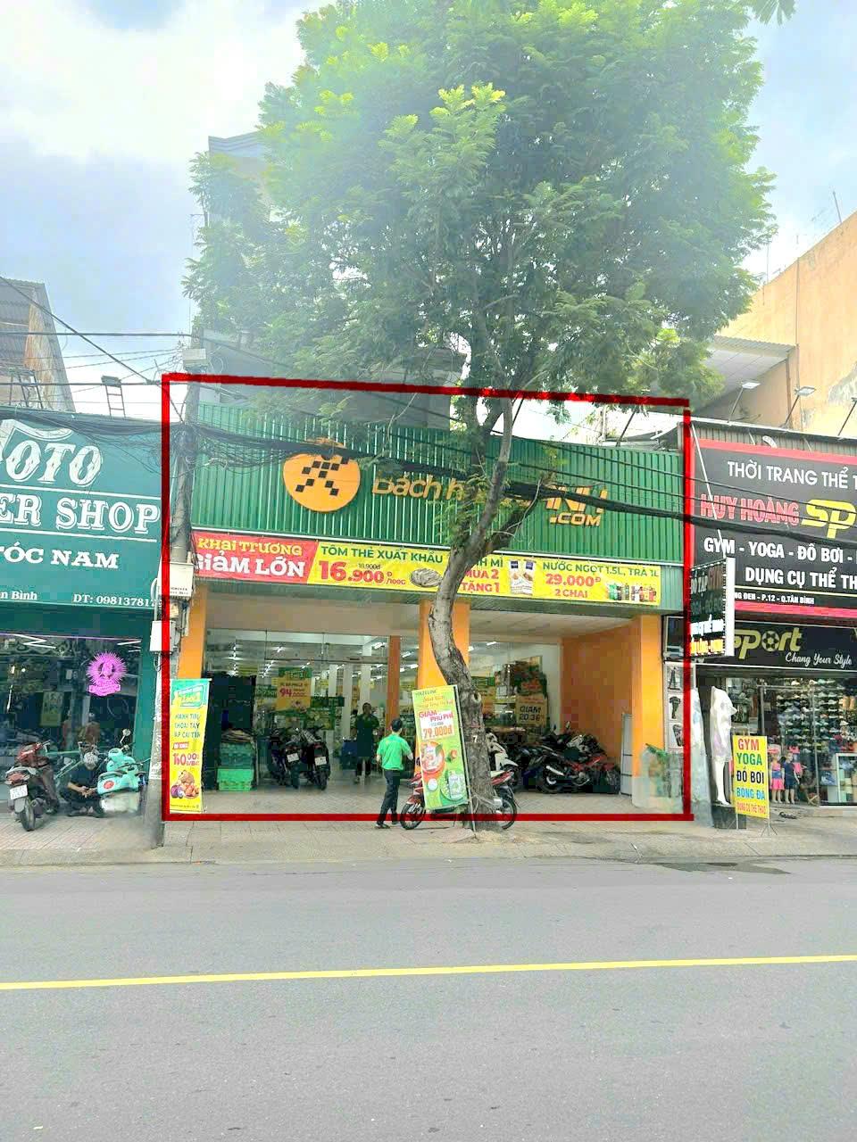Bán nhà 2MT đường Đồng Đen,p14,Tân Bình.Dt 8.88x34 giá tốt chỉ 68 tỷ 