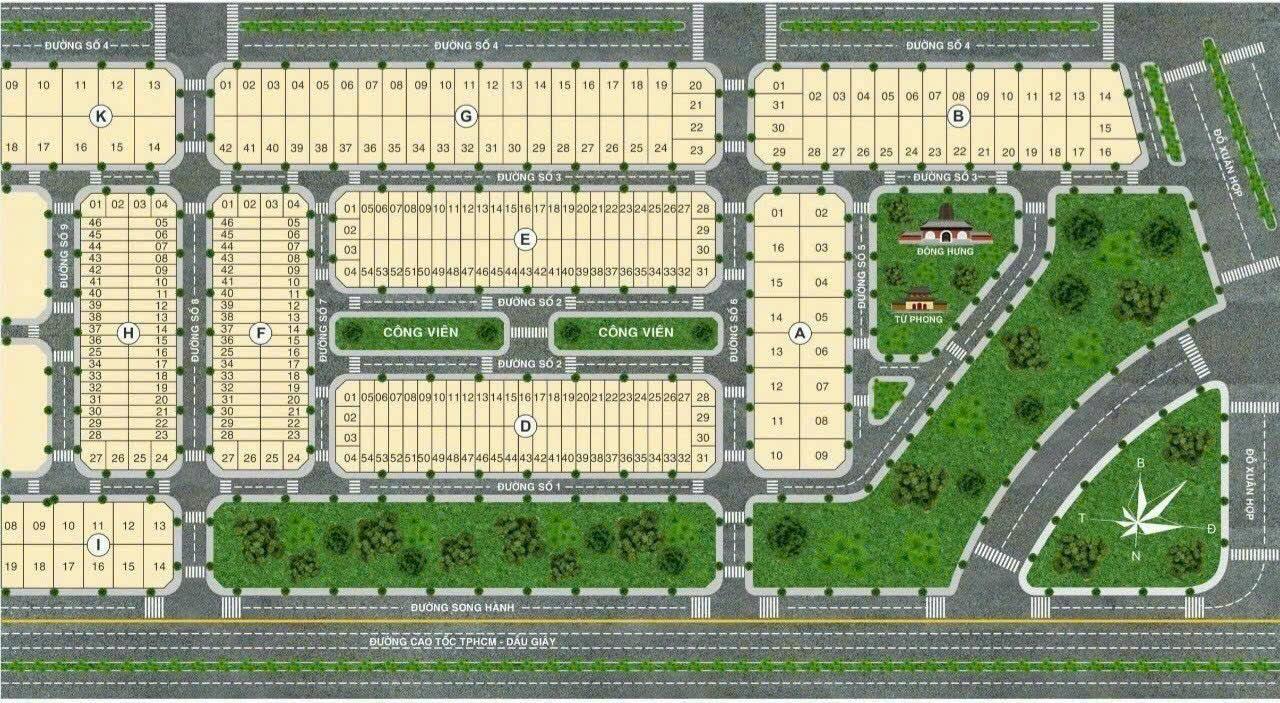BDS HVL Cho Thuê Đất 2MT Công Viên KDC Nam Rạch Chiếc An Phú TP Thủ Đứ