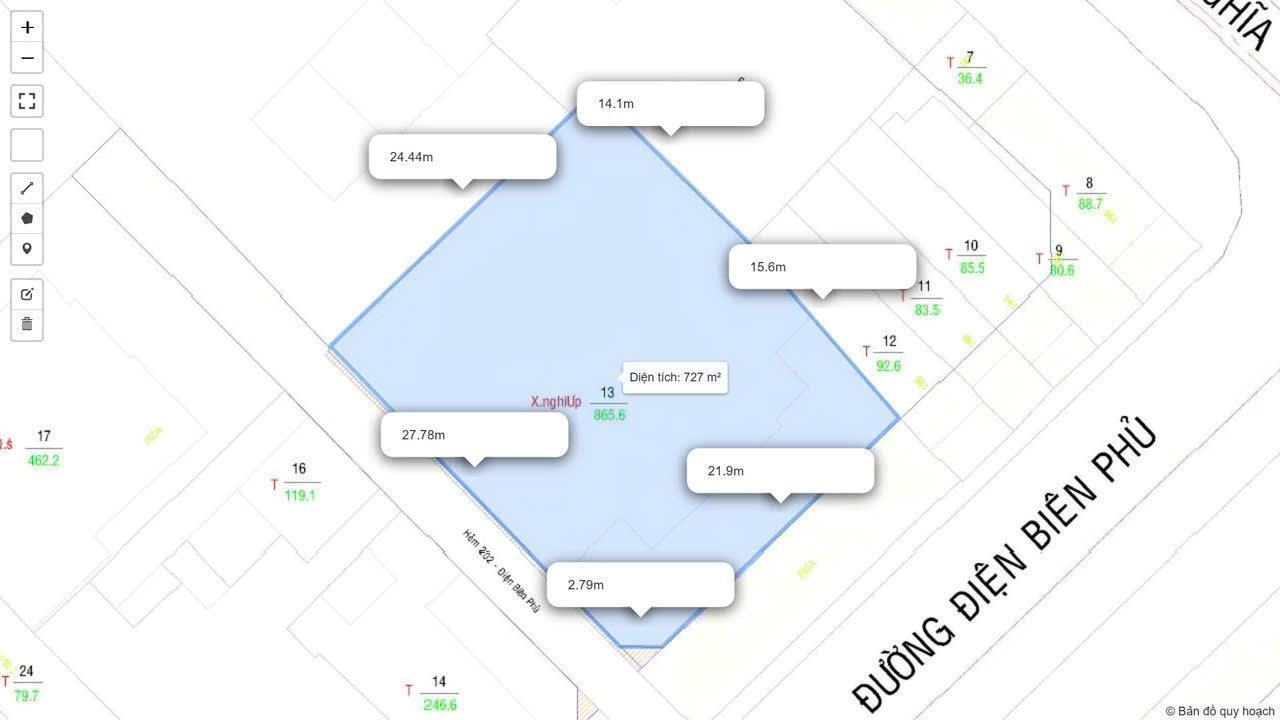 BDS HVL Biệt thự góc 2 mặt tiền số 200 Điện Biên Phủ, P.7, Q.3 